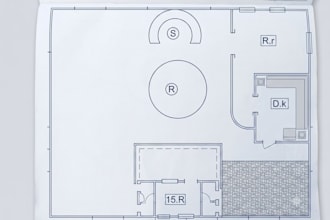 draw layouts design or plot plan