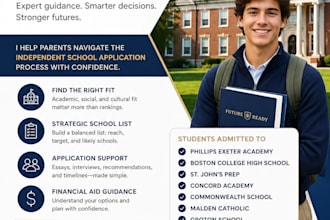 guide parents through private school admissions