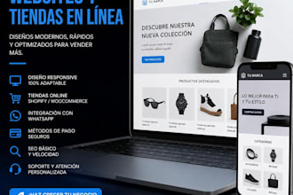 creación de páginas y tiendas en línea