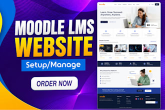 install, customize, fix, update and upgrade moodle lms course website