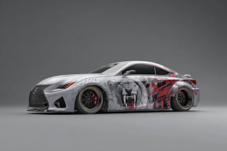 professional car wrap design, van wrap design and car wrap