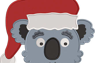 digitize custom christmas embroidery designs in dst pes jef files