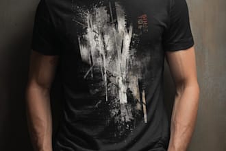 do minimalist typography t shirt design