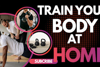 gym motivation and fitness thumbnail for youtube
