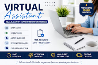 be your virtual assistant for admin and operations