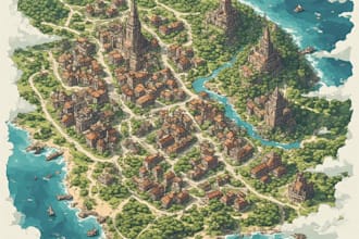 create your fantasy city map