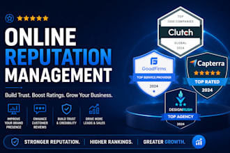 do online reputation management for clutch g2 goodfirms, capterra and designrush