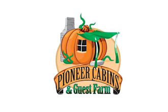 design mountain cabin rental business logo