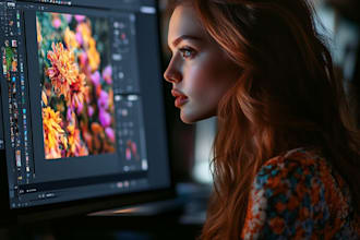 ly edit, retouch and composite photo