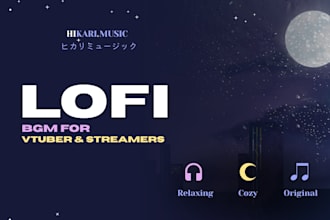 compose custom lofi beats and background music