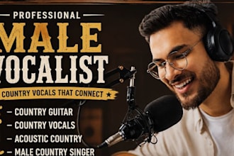 sing, record professional male vocals, session singer for pop, edm, rock, rnb