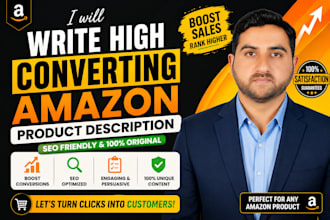 create amazon product listing SEO copywriting