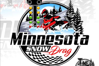 design dynamic looking snowmobile club logo