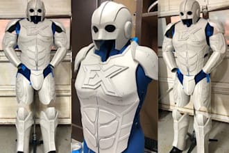 3dcosplay creation anime eva foam fabric cosplay model armor props halloweenmask