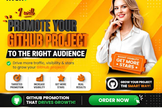 do github promotion github repository for more stars followers