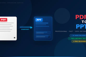 convert PDF to editable PPT slides quickly and accurately