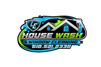 design house cleaning washing business logo