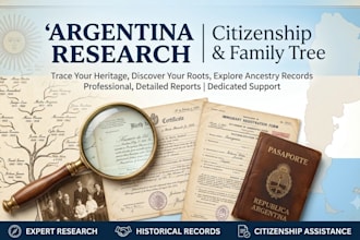 do argentina genealogy research for citizenship ancestry and family tree