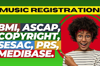 do music registration on ascap bmi sesac socan prs gema billboard mediabase