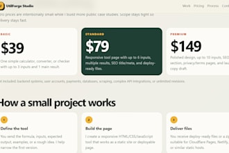 create a small SEO tool page in HTML CSS javascript
