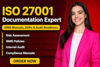 create iso 27001 isms documentation, sop, audit manual and plan