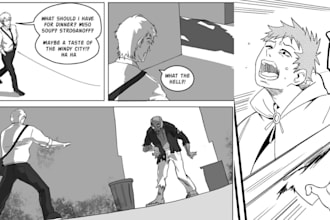 draw anime manga comic book webtoon cover and manhwa illustration artist