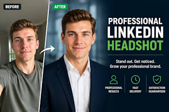 create a professional linkedin headshot from your selfie