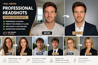create a professional linkedin headshot from your selfie