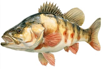 create fish, anything with watercolor style