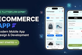 build flutterflow ecommerce mobile app stripe firebase supabase api integration