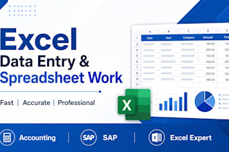 do excel data entry and spreadsheet work