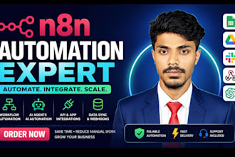 develop your n8n automation as n8n expert