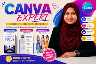 be canva expert for editable canva resume and smart CV