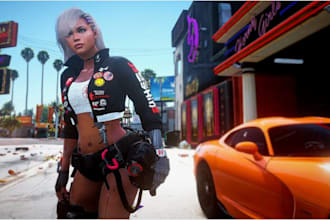 cyberpunk 2077, gta 5, rdr2, and fallout 4