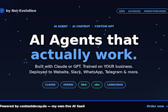 build a smart ai agent or chatbot for your business
