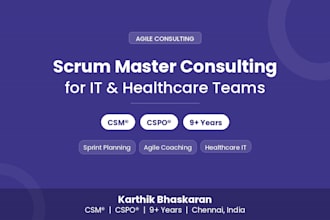 be your agile scrum master coach or consultant