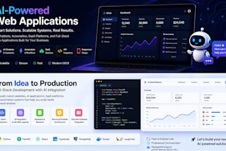 develop ai website, ai chatbot, ai web application, ai app