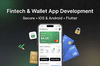 develop secure fintech and digital wallet mobile app