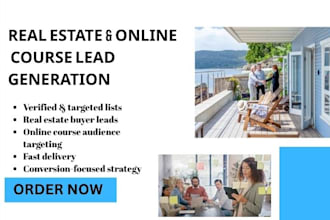 generate list for your real estate campaign online course campaign