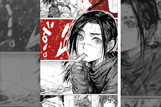 custom comic book illustration  cover