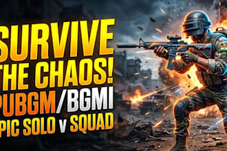 design attractive gaming youtube thumbnails