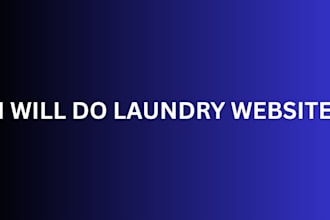design a professional laundry website, office cleaning
