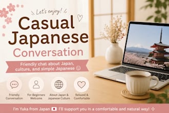 help you enjoy simple japanese conversation
