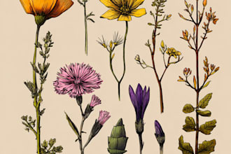 do a botanical illustration