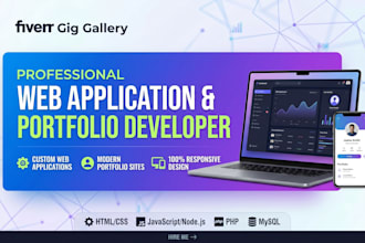 design professional personal and business portfolio websites