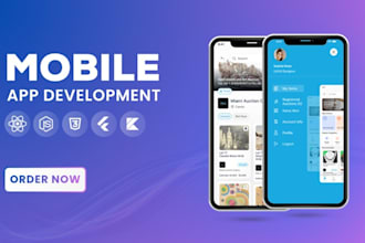 build a react native mobile app as a react native developer