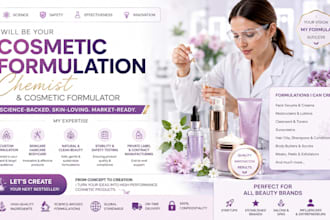 be your cosmetic formulation chemist and cosmetic formulator