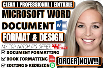 create professional business word document layouts and formatting
