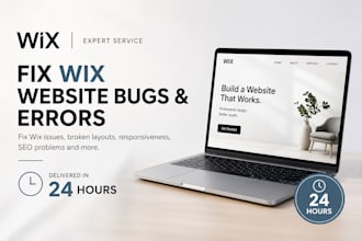 fix wix website bugs SEO issues wix studio errors broken layouts responsive 24h