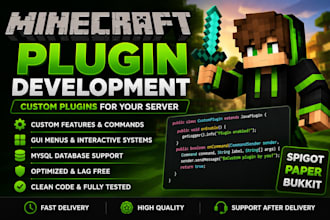 create custom paper minecraft plugins